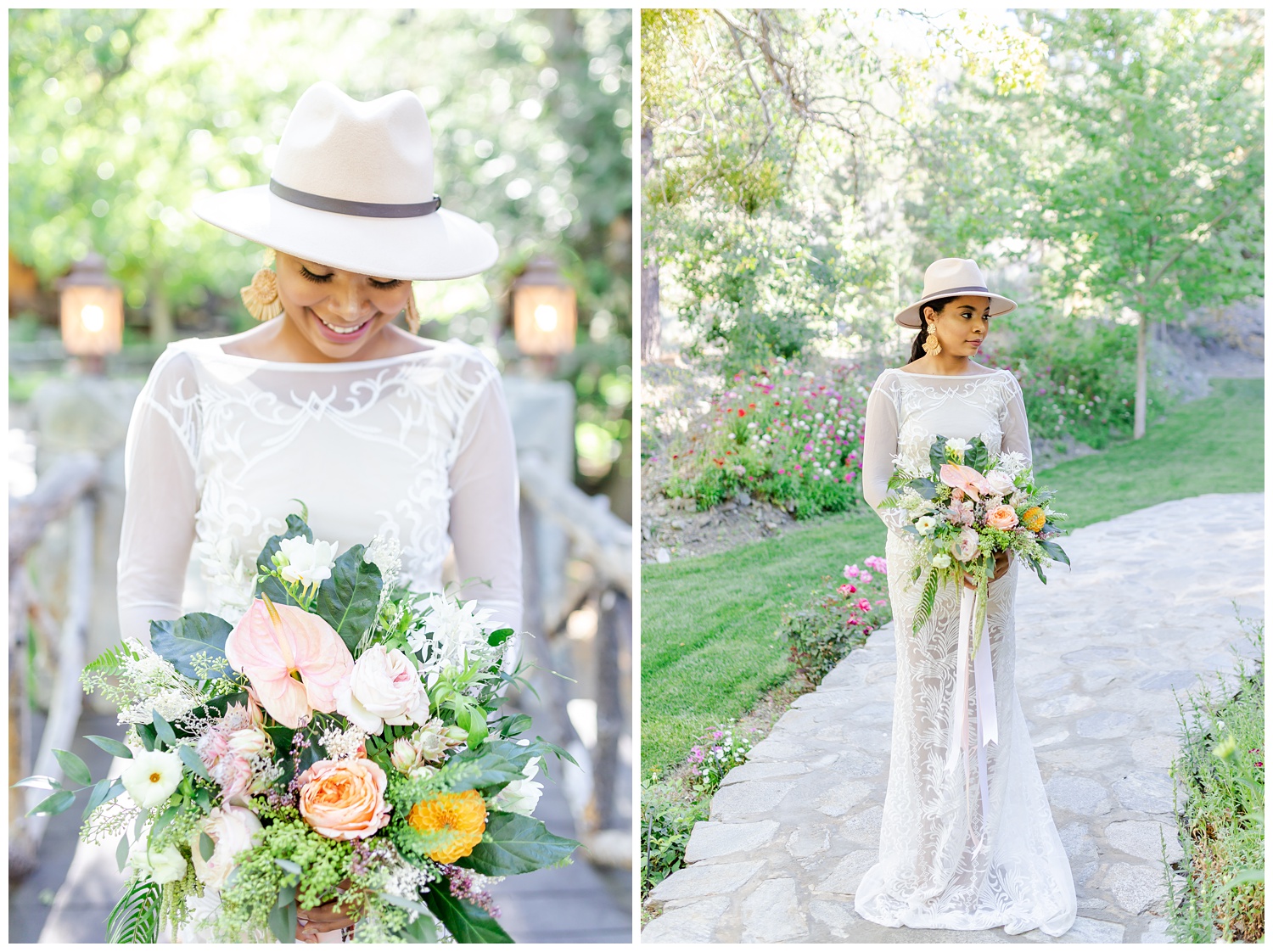 Wedding floral by Averi K Designs wedding at The Guest Ranch at Pacific Crest Wedding venue